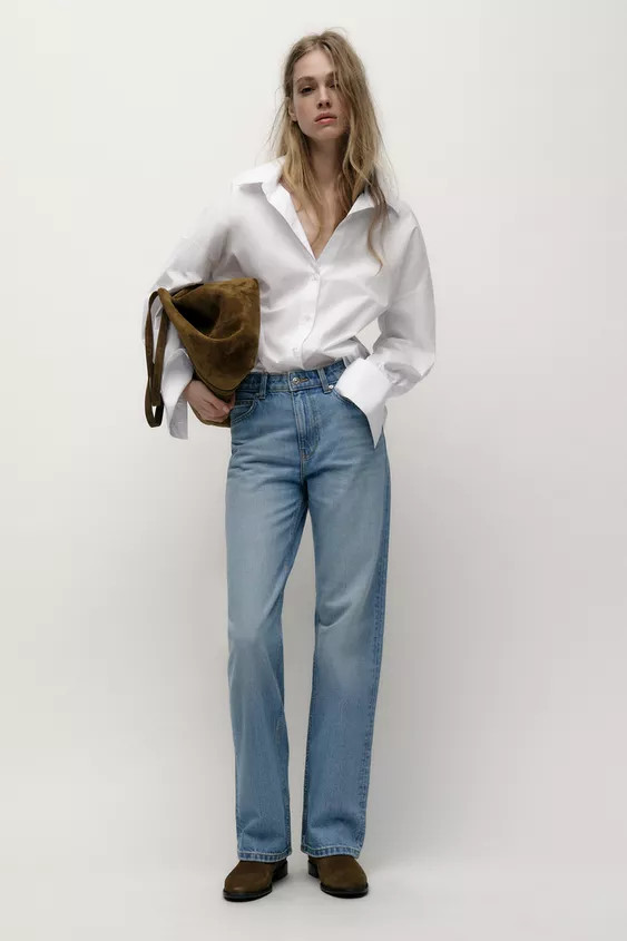 JEANS Z.03 STRAIGHT HIGH WAIST LONG LENGTH | Zara DE