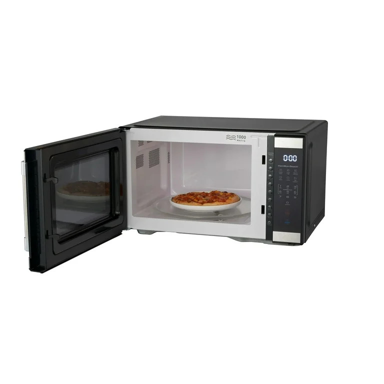 Hamilton Beach 1.1 cu. ft. Countertop Microwave Oven, 1000 Watts, Stainless Steel - Walmart.com | Walmart (US)