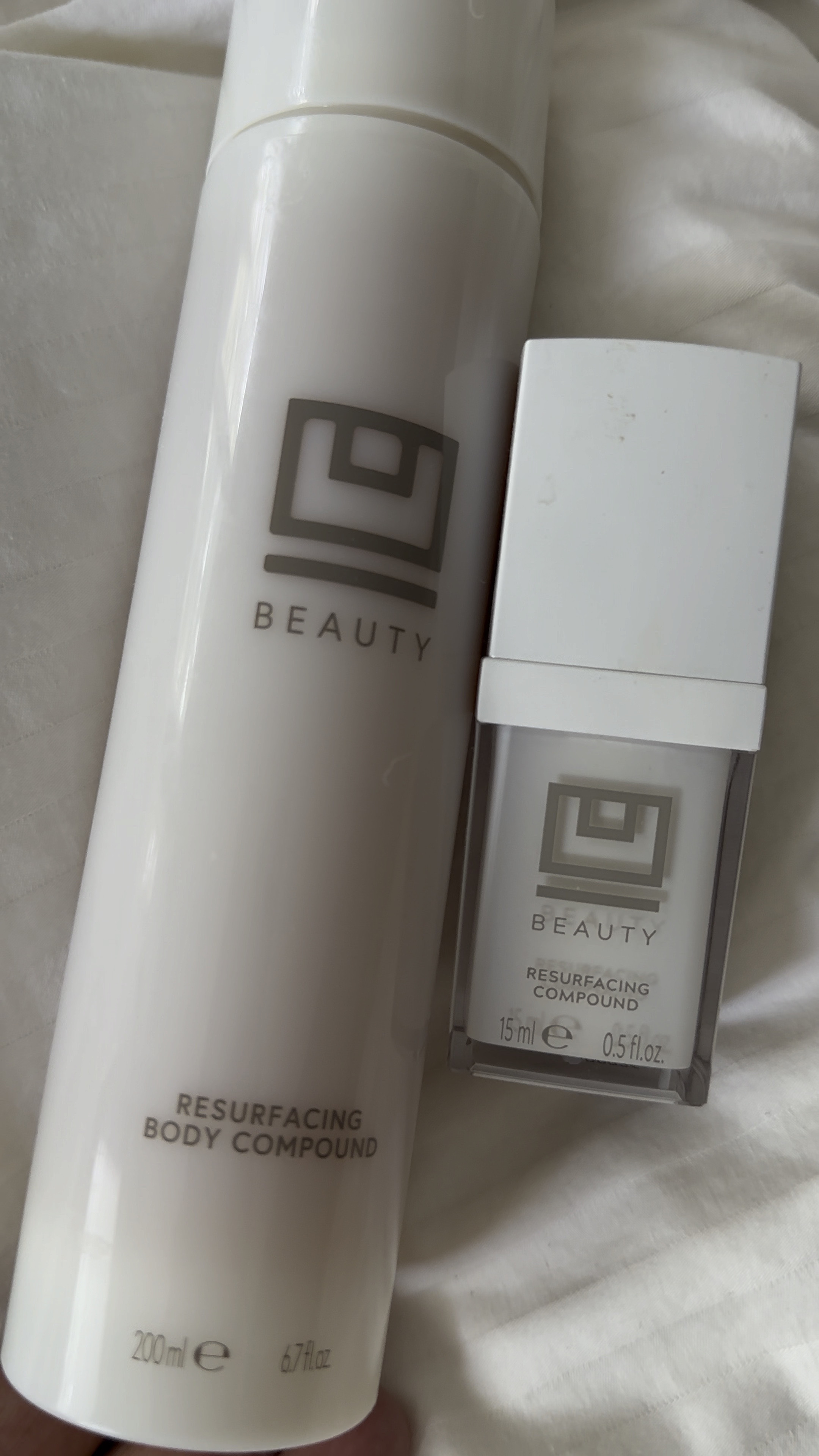 Ubeauty may be my new fav routine skincare brand.

The resurfacing compound works!!
It helped fade some annoying sunspots on my nose from my glasses

And the one or your body? Say less. 
It works.
That’s all


#LTKSeasonal #LTKbeauty #LTKxNSale