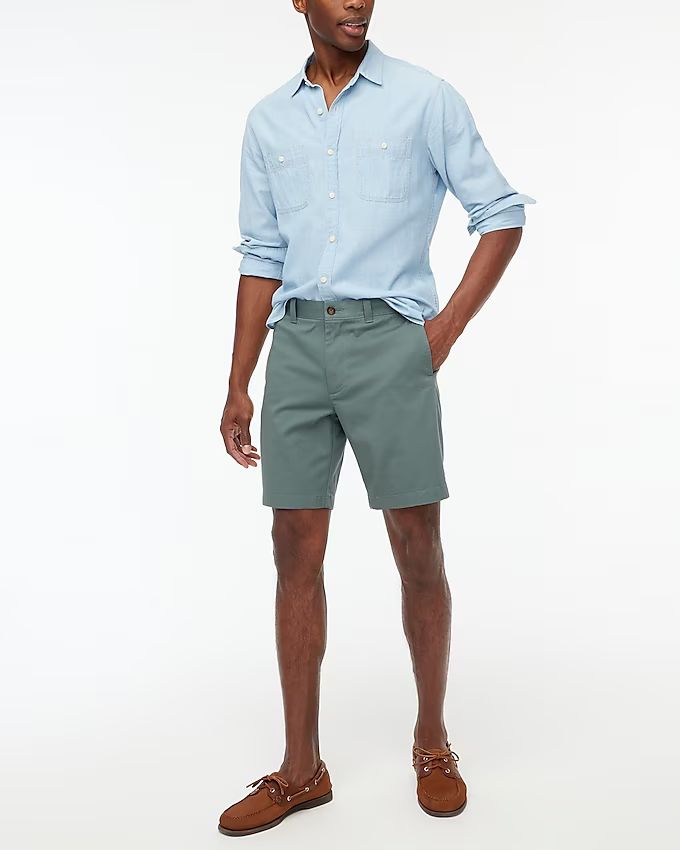 9" flex khaki short | J.Crew Factory