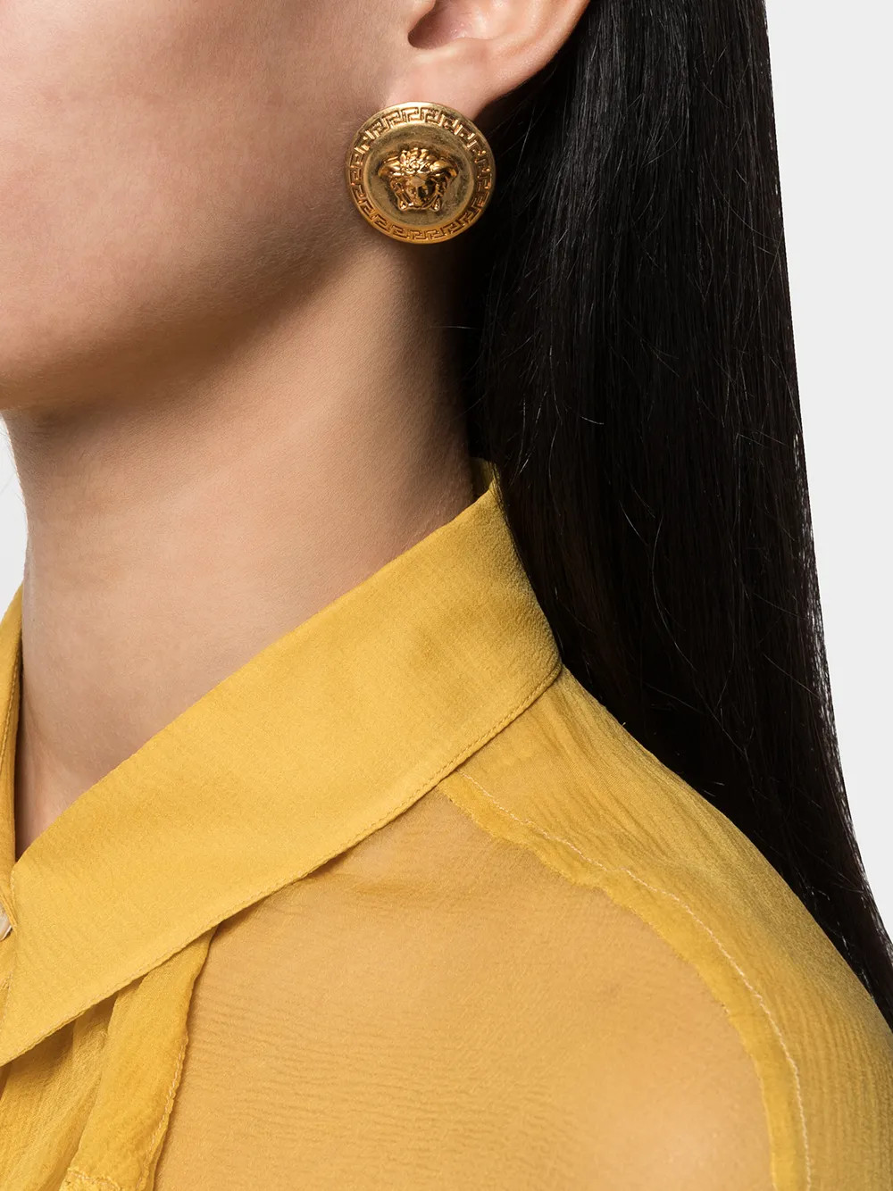 Tribute Medusa stud earrings | Farfetch Global