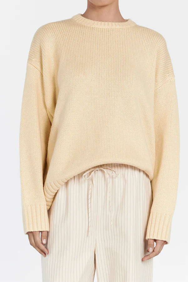 LILAH LEMON LONGLINE KNIT JUMPER | DISSH