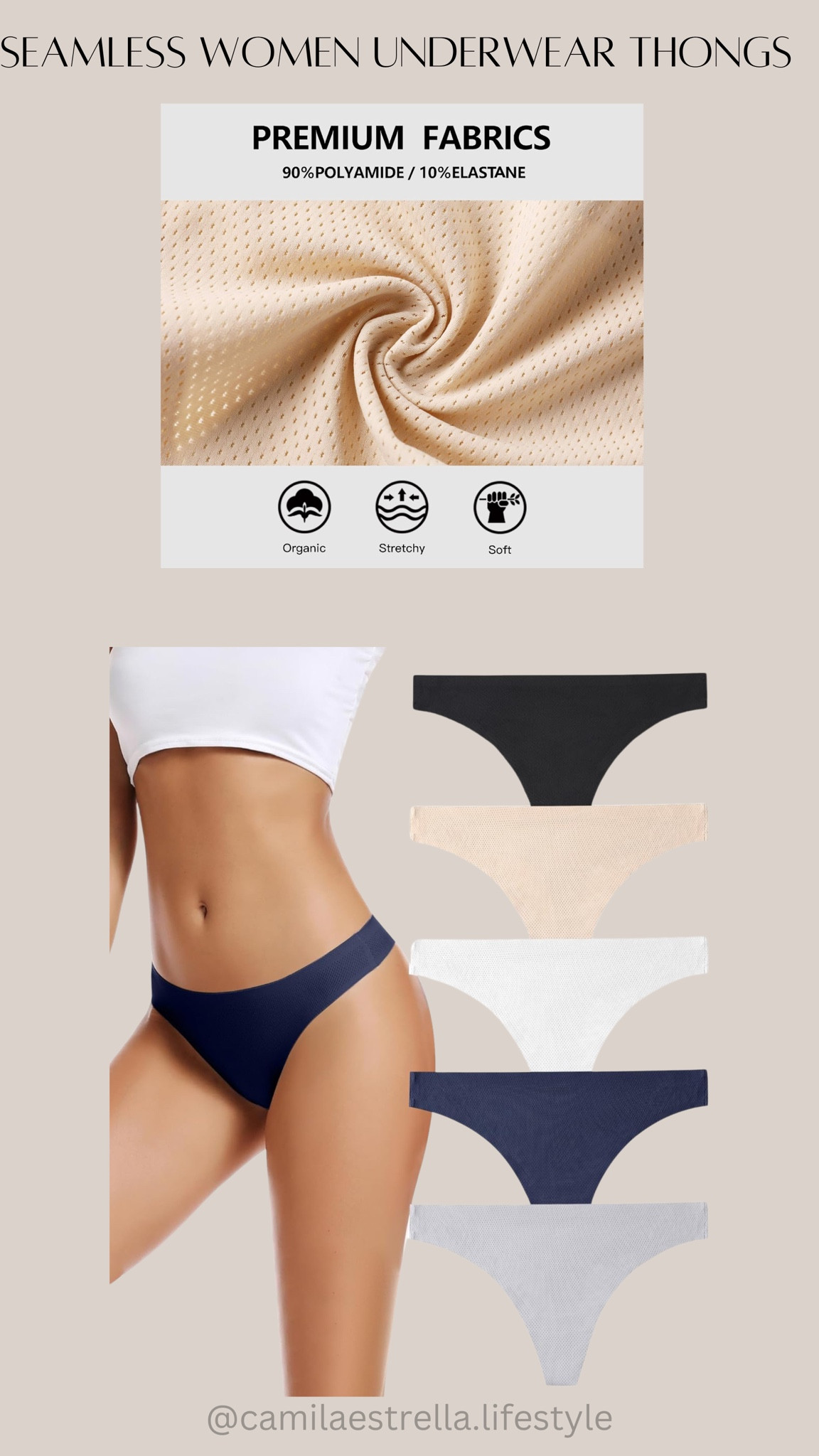 Seamless Women Underwear Thongs - SET OF 5

#LTKStyleTip #LTKMostLoved #LTKActive