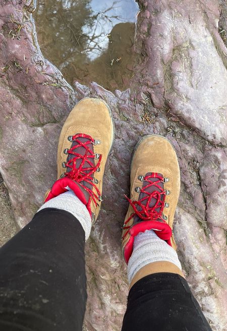 These waterproof hiking boots are so comfortable! Worn them all week hiking miles at Glacier Park. They are sturdy, light weight and keep the water out.

#LTKunder100 #LTKFind #LTKtravel