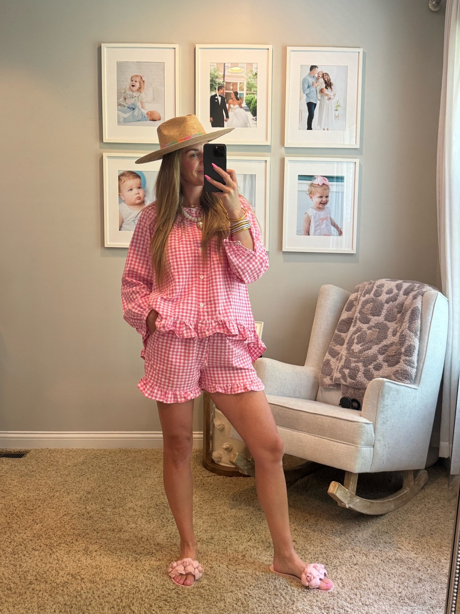 The cutest gingham matching set for spring! Love the ruffle details and low back down coverage. Comes in multiple colors! I’m in a S

#LTKootd #LTKmomlife #LTKSeasonal