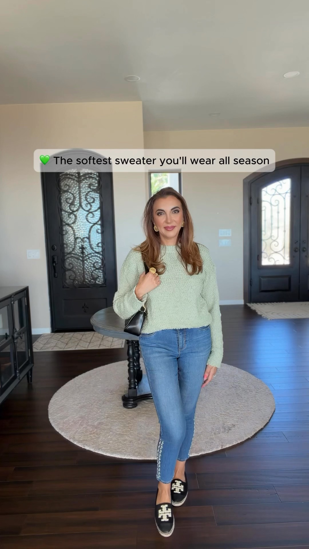 💚 The cozy sweater I’ll be wearing on repeat! I love the soft knit, relaxed fit, and gorgeous green color. It’s one of those effortless pieces that looks great with jeans, leggings, or trousers and keeps you comfortable all day long. Perfect for everyday wear, coffee runs, brunch, and weekend outings. 

@amazonfindsandfashion

#LTKootd #LTKOver40 #LTKSaleAlert