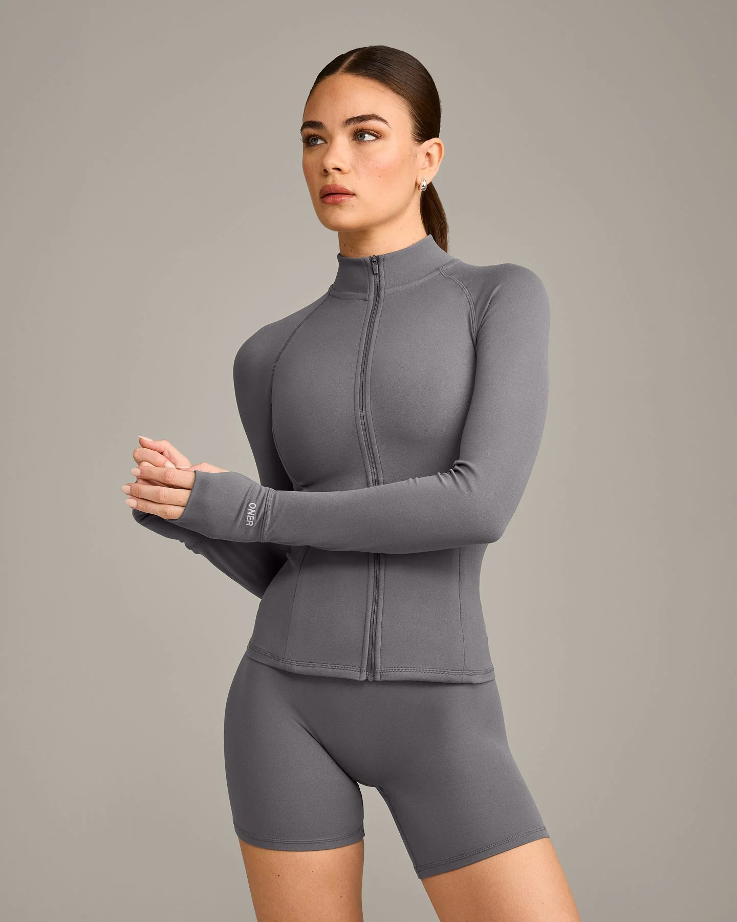 SoftMotion\u2122 Jacket with Gray Logo | Ash Gray | Oner Active (UK / US)