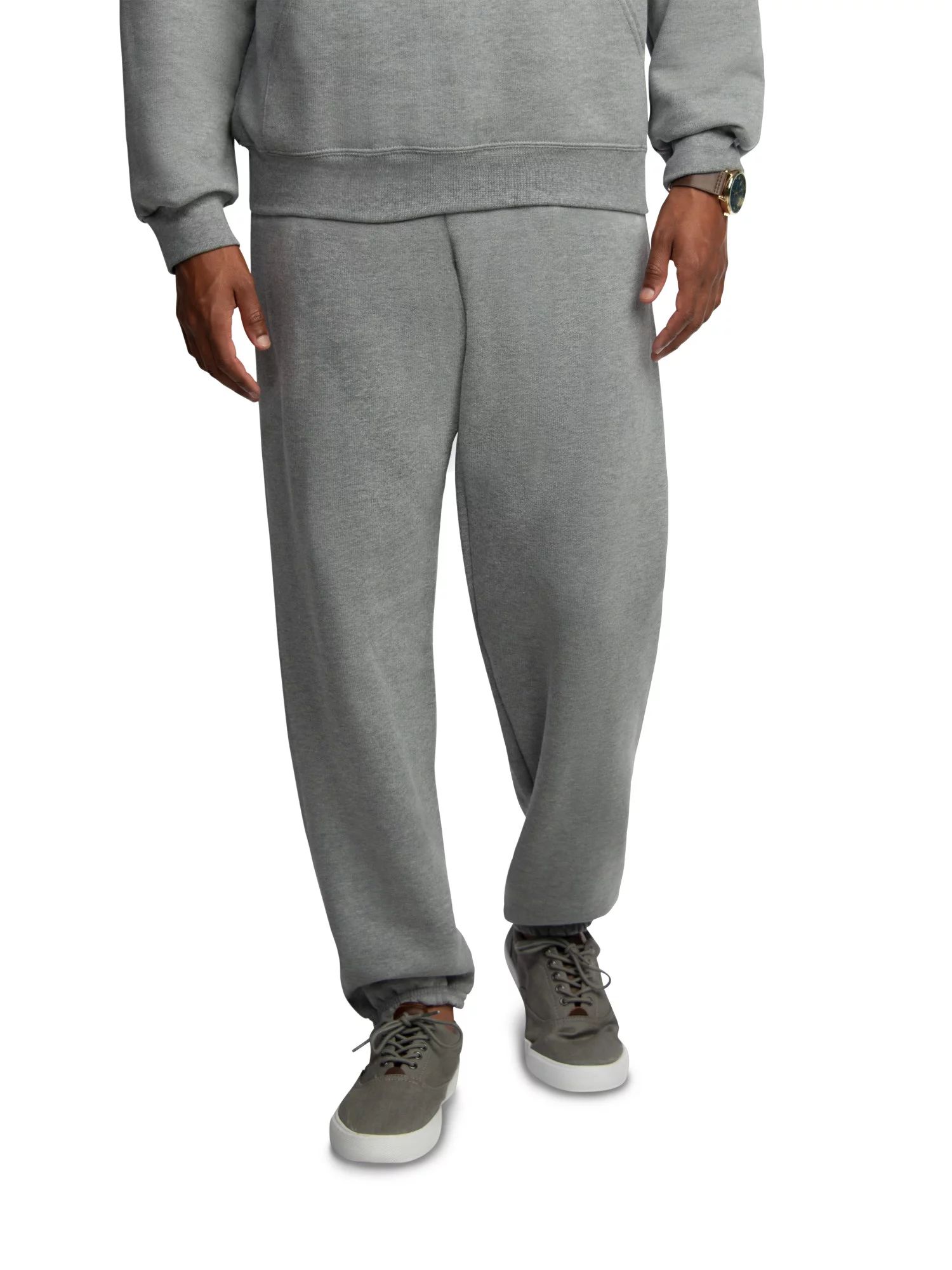 Fruit of the Loom Men's EverSoft Fleece Elastic Bottom Sweatpants Sizes S-4XL | Walmart (US)