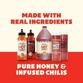 Mike's Hot Honey, Original & Extra Hot, America's #1 Spicy Honey with Chili Peppers, (10oz Bottle... | Amazon (US)