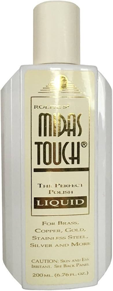 Rolite - MTMPL676z 's Midas Touch Metal Polishing Liquid (6.76 fl. oz.) with Jewelers Rouge for G... | Amazon (US)