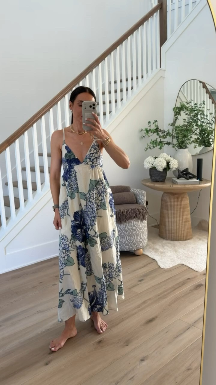 Vacstion dress, summer dress, maxi dress, floral dress, abercrombie, anna monteiro, annabrstyle

#LTKOver40