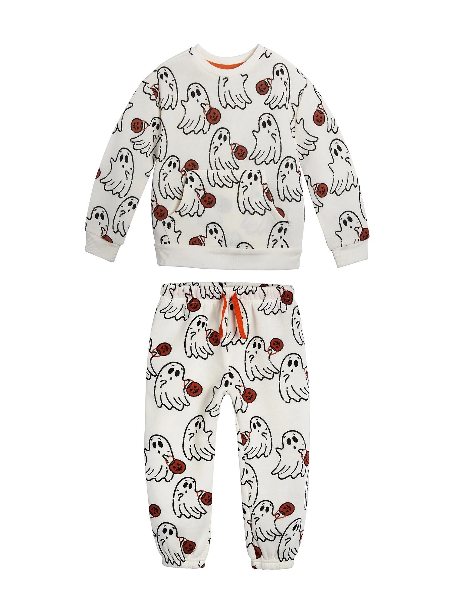 Wonder Nation Toddler Boy Halloween Sweat Set, Sizes 2T-5T | Walmart (US)