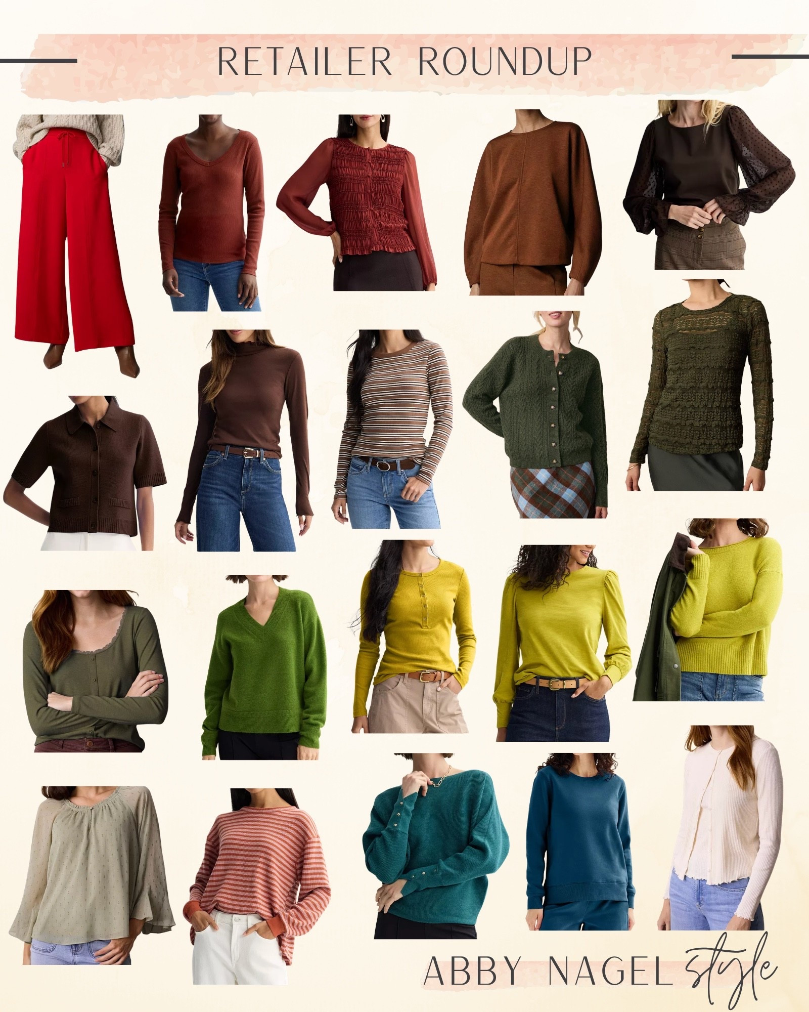 Autumn Arrivals 🍁

*when shopping, click on the style to find the color posted.  Not all images would change to the one on the post.