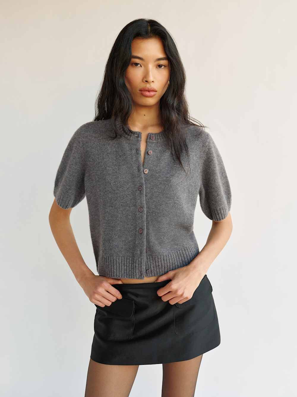 Maude Cashmere Cardigan | Reformation (Global)