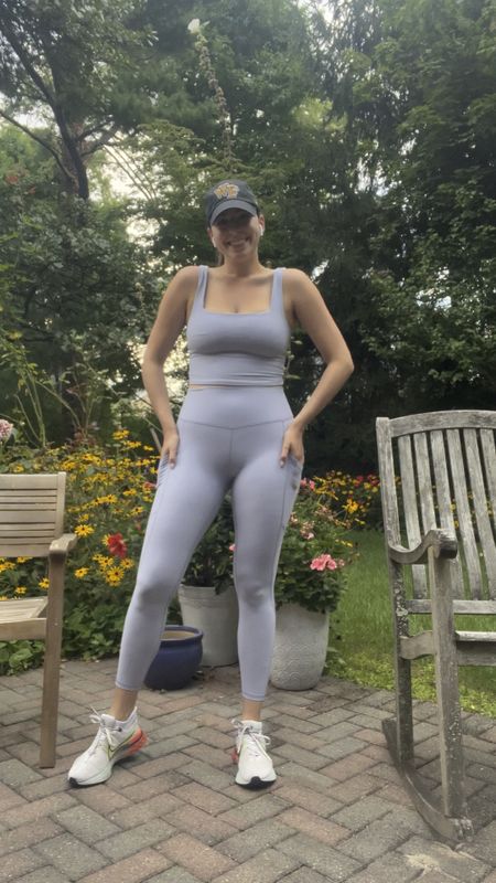 Workout clothes, athleisure, athletic clothes, leggings, sports bra, abercombie, fitness, fitness clothes, athletic clothes, nike sneakers, leggings under $60, cheap leggings, slim tank, workout tank top

#LTKunder50 #LTKunder100 #LTKSeasonal