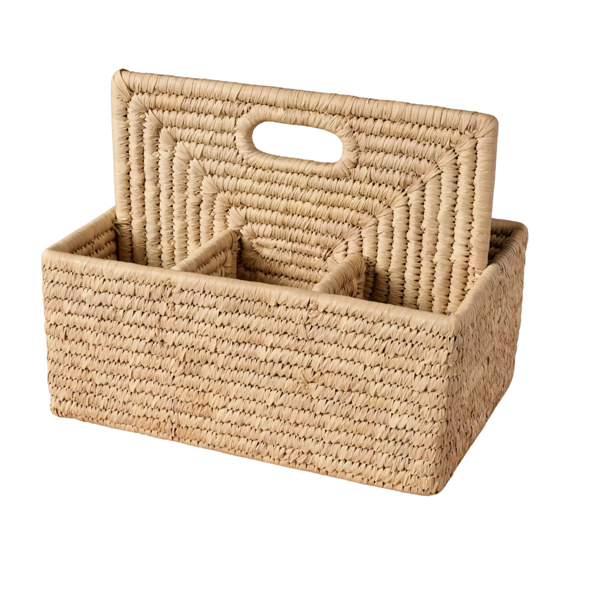 Pleta Woven Date Palm Leaf Utensil Caddy | Kohl's