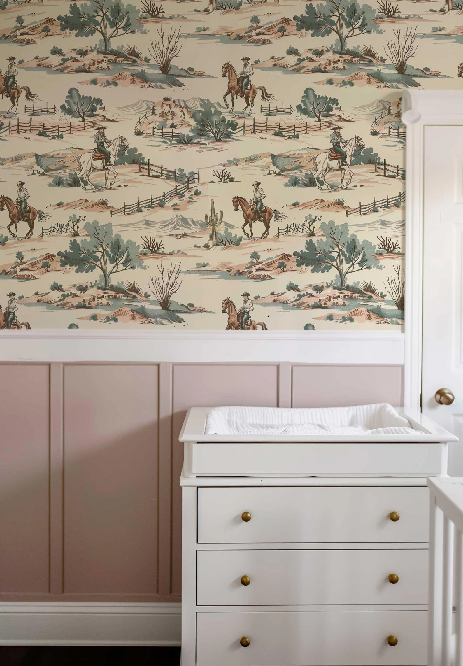 Cowboy and Horse Removable Wallpaper, Western Peel and Stick Wall Mural, Wild Wild West Wall Deco... | Etsy (US)