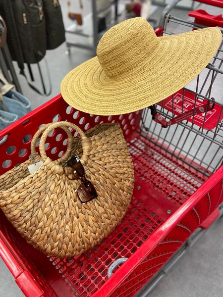 Target Summer Finds. 
Loving this beach summer hat and straw bag combo. @target

#LTKSeasonal #LTKfindsunder50 #LTKstyletip