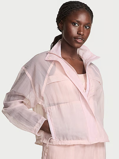 VSX Sheer Ripstop Jacket, Beige, S - Women's Jackets & Outerwear - Victoria's Secret | Victoria's Secret (US / CA )