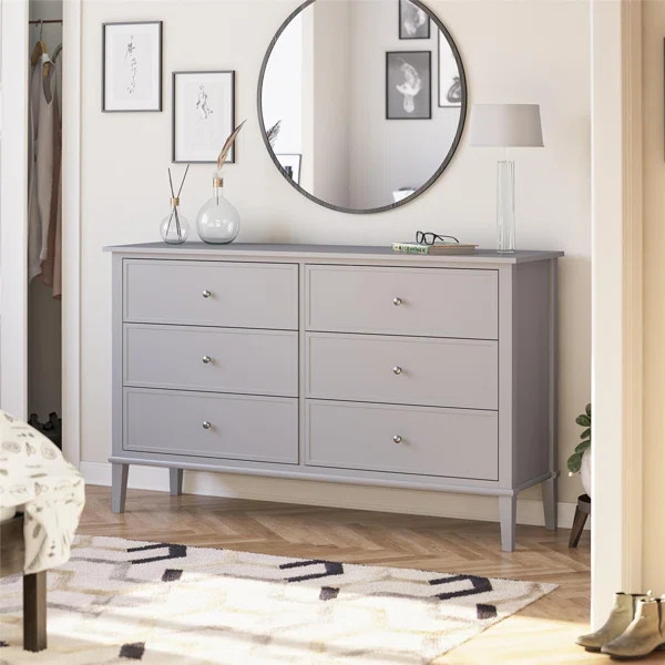 Gerber 55.3'' W 6 - Drawer Dresser | Wayfair North America