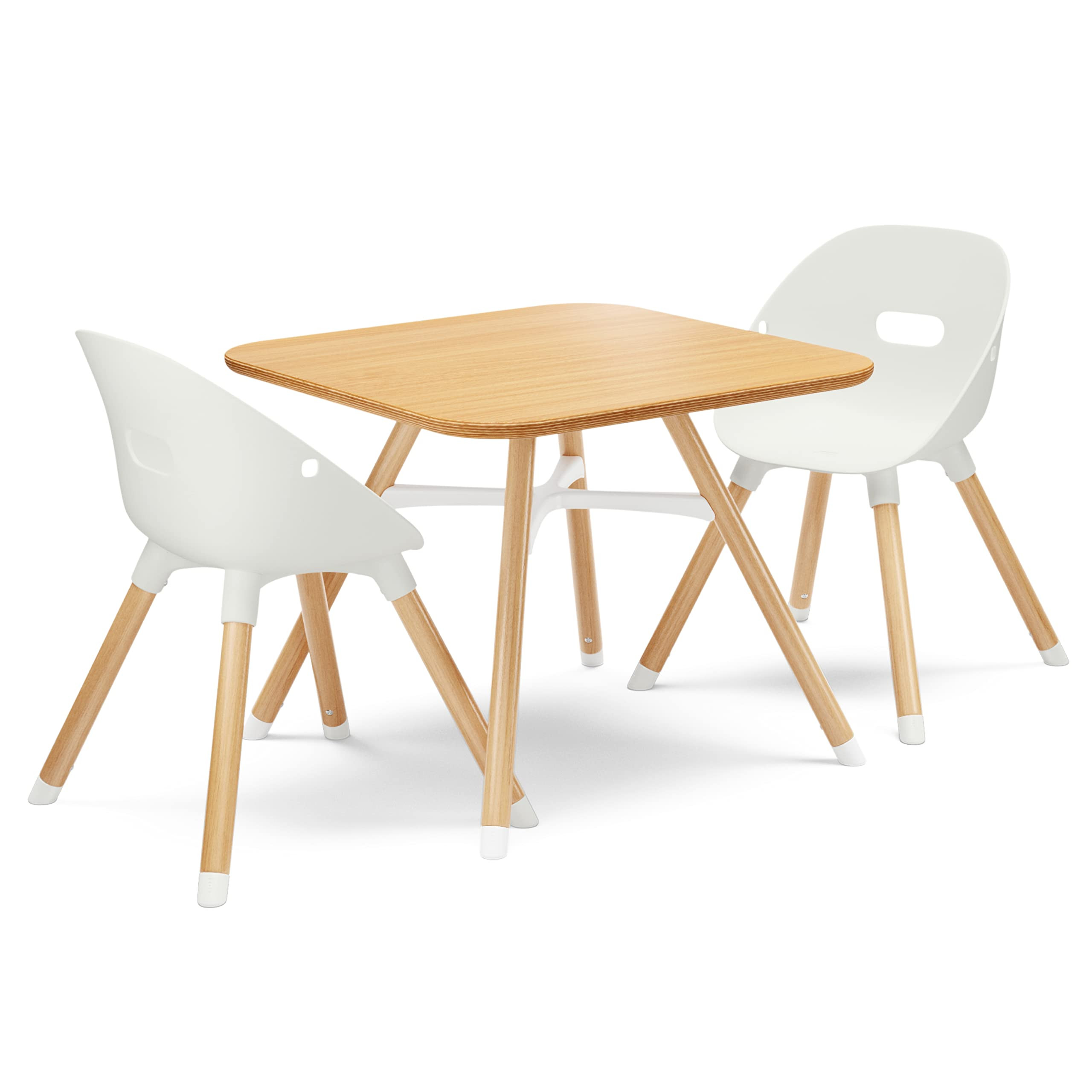 Lalo The Play Kit, Kids Table and Chairs Set with Sustainably Sourced Wood Kids Table & Set of 2 ... | Amazon (US)