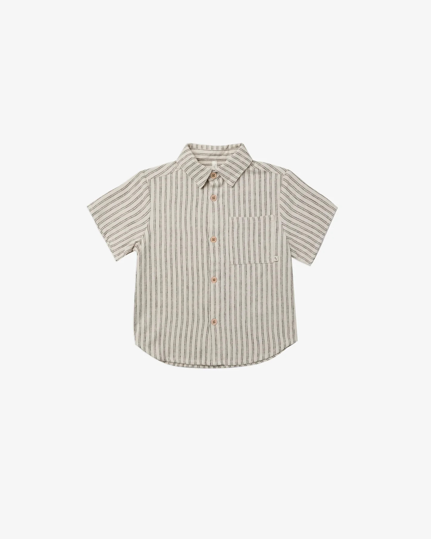 collared shirt || black pinstripe | Rylee + Cru