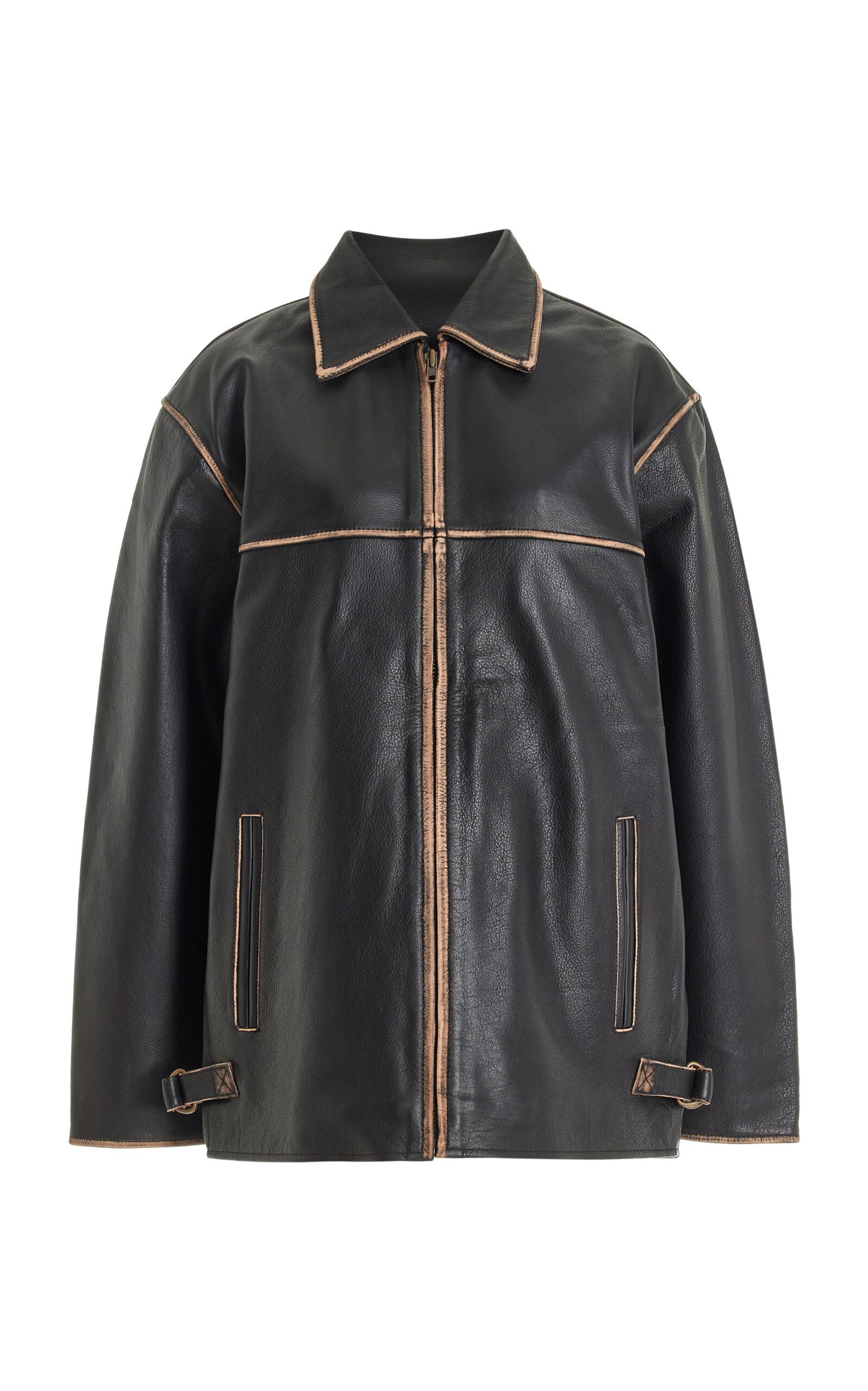 Faded Leather Jacket | Moda Operandi (Global)