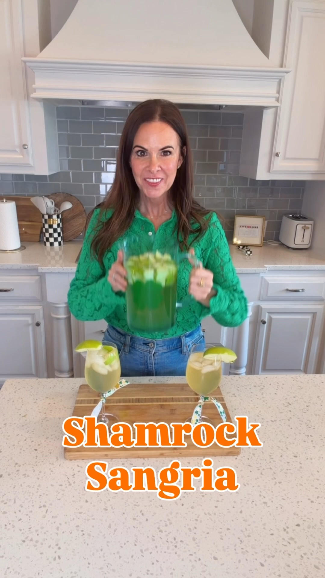 🍀 Shamrock Sangria 🍀
This festive Shamrock Sangria is the perfect St. Patrick’s Day cocktail! Made with crisp wine and fresh citrus, it’s refreshing, easy to make, and perfect for any St. Patrick’s Day party.
Whether you’re hosting friends or just want a fun holiday drink recipe, this sangria is a must-try. Cheers to a little luck in every sip!
Comment SHAMROCK and I’ll send the recipe! 🍹🍀
#shamrocksangria #stpatricksdaydrink #stpatricksdaycocktail #sangriarecipe #holidaycocktails #stpatricksdayparty #easycocktailrecipe #festivedrinks #springcocktails #partydrinkideas #entertainingideas

#LTKSeasonal #LTKfoodie