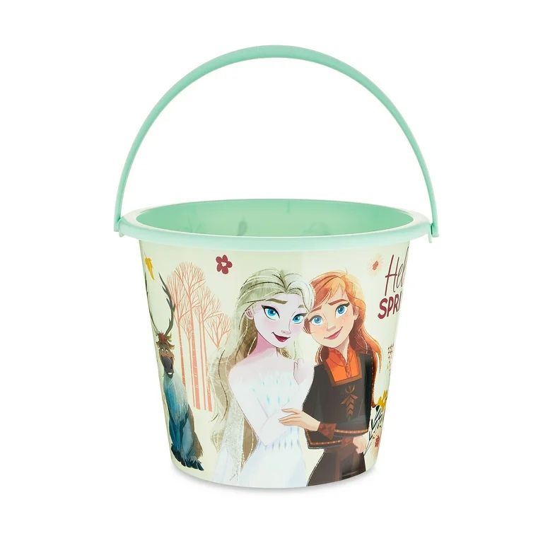 Frozen Jumbo Plastic Easter Basket, Light Green, 14 inches Tall, by Ruz - Walmart.com | Walmart (US)