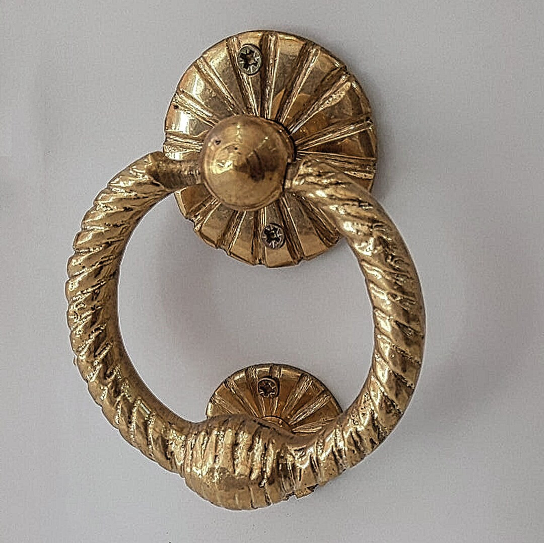 Brass Door Knocker, Buy Two and Get the Third as a Gift,moroccan Brass Engraved Door Knocker Craf... | Etsy (US)