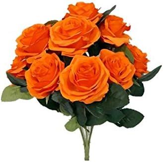 Sweet Home Deco 18’’ Princess Diana Rose Silk Artificial Flower Valentine’s Day (10 Stems/1... | Amazon (US)