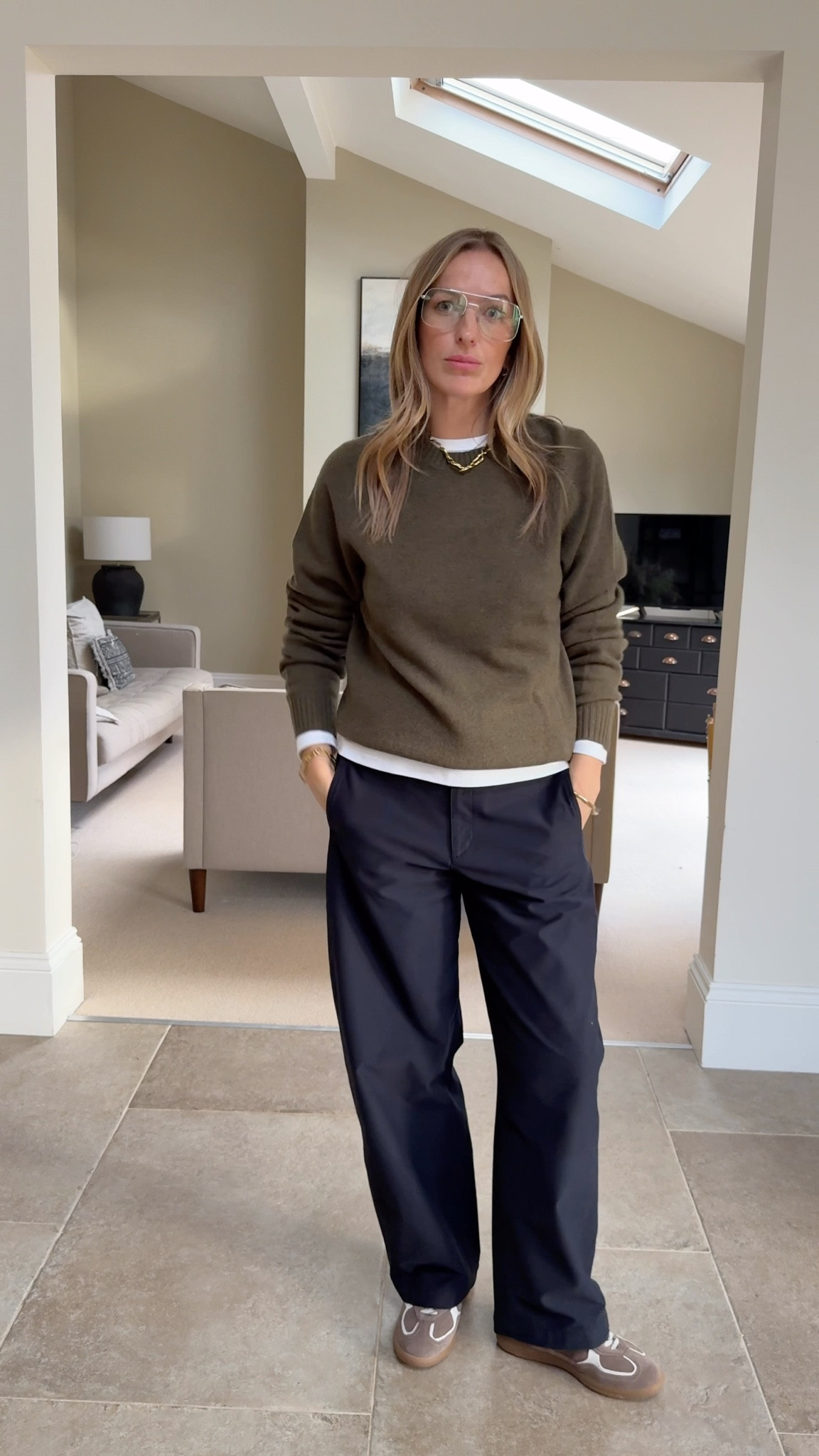 Make your clothes earn their place….

I repeat outfit formulas on purpose to show how flexible a well chosen wardrobe can be. It lightens wardrobe stress and increases style confidence. 
I hope  it inspires you to do more with less and demand better. 
I’m happy to point you in the right direction. 

Sizing 
Trousers - large 
Belt - m/l 
White t - medium
Sweater- medium ( borrowed from the boys)
Jacket - large 

#LTKwinter #LTKover50style #LTKuk