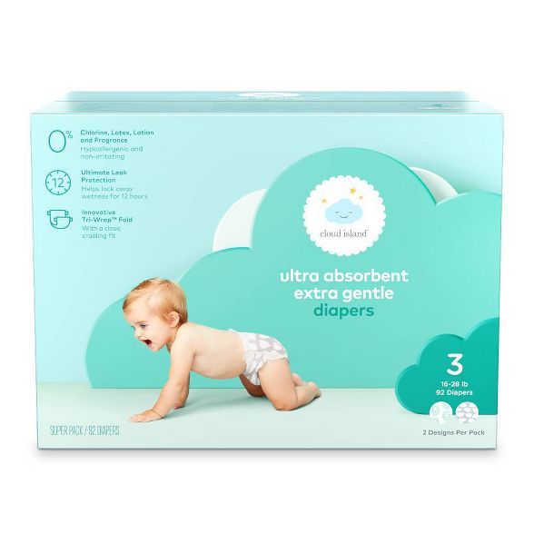 Ultra Absorbent Diapers - Cloud Island™ - (Select Size and Count) | Target