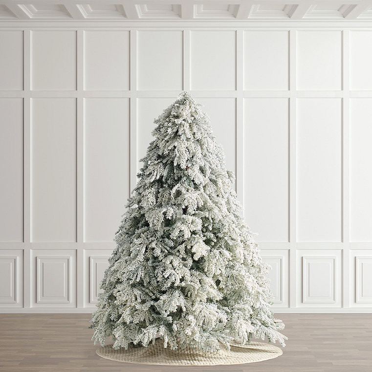 Frosted Canterbury Fir Tree | Frontgate | Frontgate