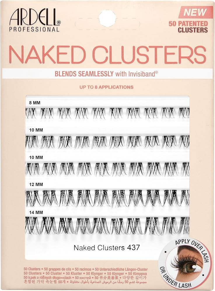 Ardell Naked Clusters 437, DIY Lash Clusters, Natural Looking Individual Lashes, Reusable Eyelash... | Amazon (US)