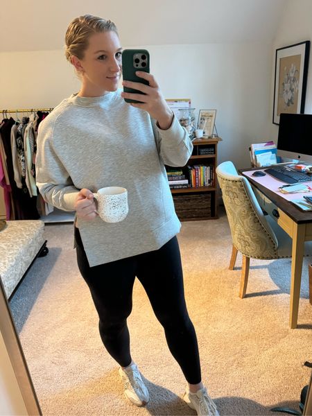My outfit of the day! Love this pullover from Abercrombie. I bought my normal size and it will be perfect for postpartum too! It’s currently 20% off too! 

Maternity / pregnancy outfit / mom outfit / outfit of the day / casual outfit 

#LTKfitness #LTKbump #LTKsalealert