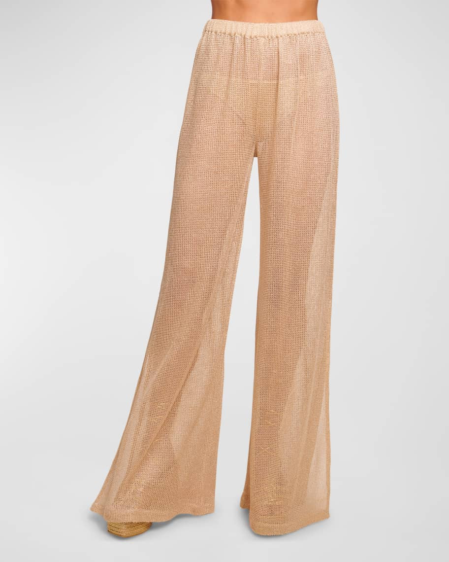 Ramy Brook Melissa Wide-Leg Coverup Pants | Neiman Marcus