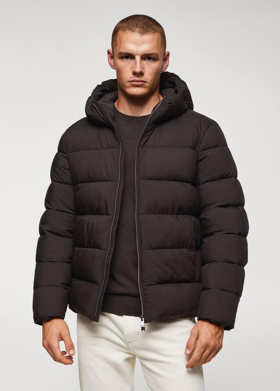 Thermoregulating waterproof padded anorak -  Men | Mango Man USA | MANGO (US)