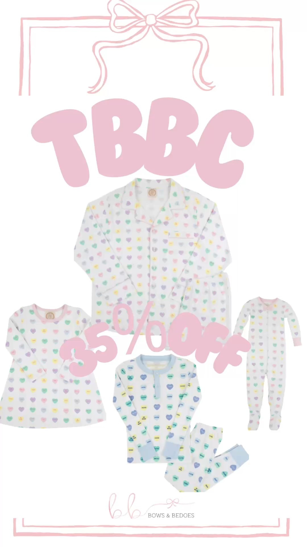 35% OFF The Beaufort Bonnet Company Valentine's Day Collection
promo code: XOXO
Heart mommy and me pjs 

#LTKValentine #LTKKids #LTKBaby