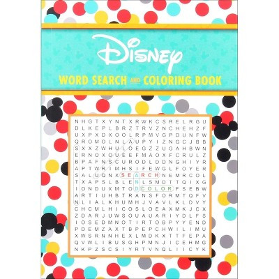 Disney Word Search and Coloring Book - Coloring Book for Teens and Adults, Word Search Book - Officially Licensed - (Coloring Book & Word Search) | Target