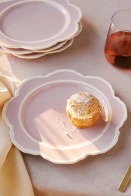 Lyla Solid Side Plates, Set of 4 | Anthropologie (US)