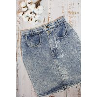 Acid Wash Gitano Denim Skirt, 90S Tulip Skirt in Size Xs | Etsy (US)