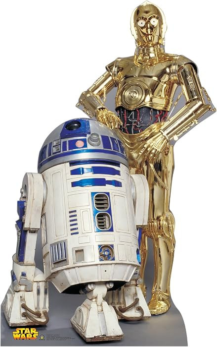 Cardboard People R2-D2 & C-3PO Life Size Cardboard Cutout Standup - Star Wars Classics (IV - VI) | Amazon (US)