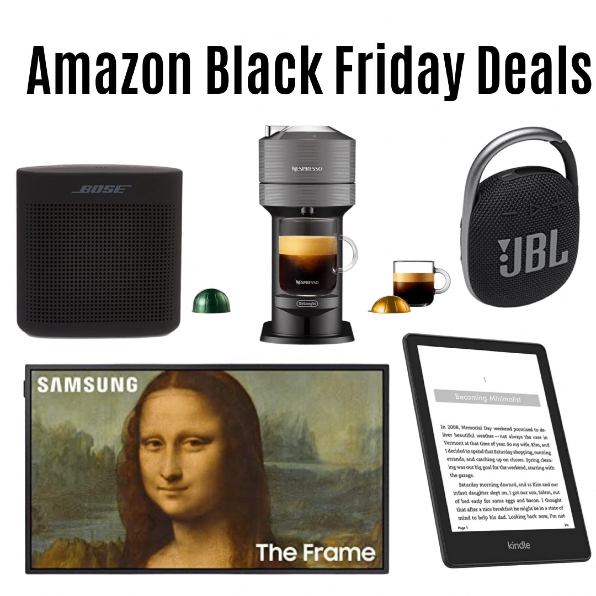 Amazon Black Friday deals, cyber week deals, Amazon sale, frame tv sale, kindle sale, gift guide, gift ideas

#LTKGiftGuide #LTKCyberweek #LTKHoliday
