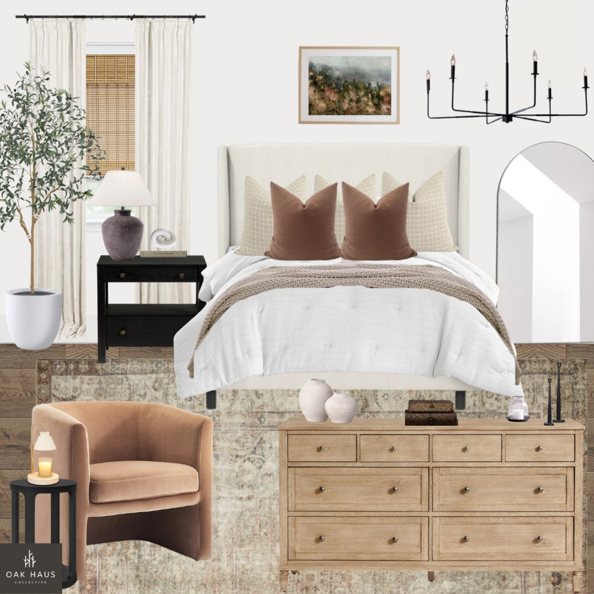 Modern Organic Bedroom

Transitional bedroom, bedroom design, virtual interior design, modern primary bedroom, bedroom decor, cozy corner, bedroom corner, bedroom accent chair, dresser, nightstands, Tilly bed, upholstered bed, modern bed, bedroom chandelier, bedroom mirror, arch mirror, black nightstands, bedroom tree, faux teee, faux planter, bedroom rugg

#LTKFamily #LTKStyleTip #LTKHome