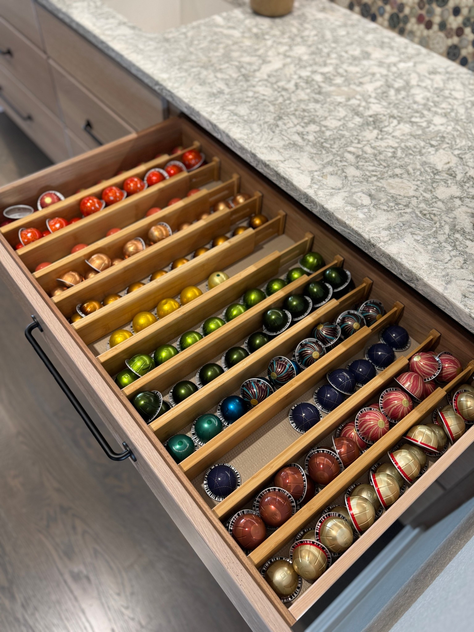 The perfect drawer divider to keep your coffee/Keurig cups separated and organized! Get yours today 👏🏻 So easy to install!

#LTKmorningroutine #LTKmomlife #LTKHome