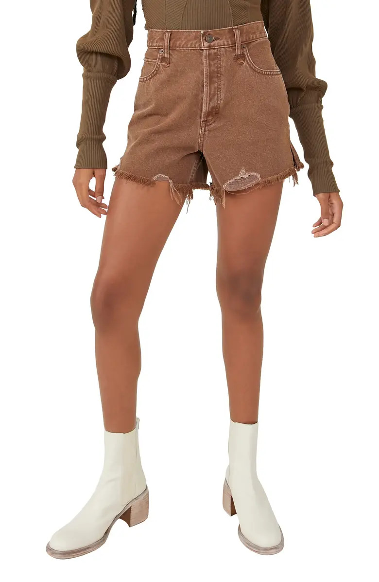 Makai Ripped Cutoff Denim Shorts | Nordstrom