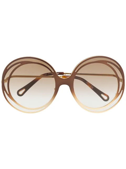 circle frame sunglasses | Farfetch (US)