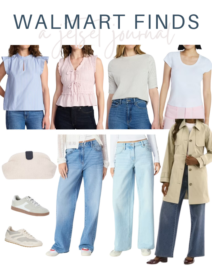 A lot of people are obsessed with these Walmart Finds these days. Among the top picks are Time and Tru’s split-neck top with flutter sleeves, a stylish ruched-elbow sleeve tee, and a chic trench coat. No Boundaries' baggy jeans and sneakers have become crowd favorites, too!

#LTKSeasonal #LTKSaleAlert #LTKTravel 

 