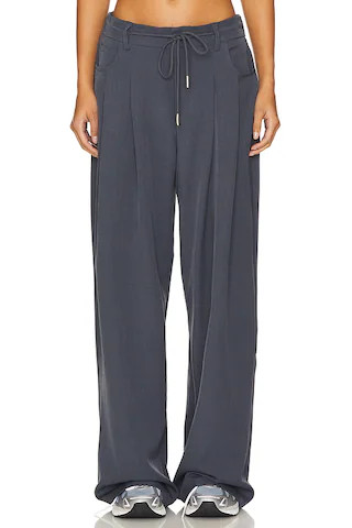 LIONESS Slouch Tie Up Pant in Slate from Revolve.com | Revolve Clothing (Global)